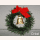 Weihnachtstürkranz mit Glocke