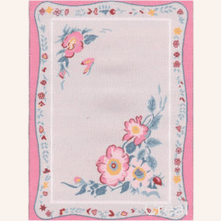 Teppich französischer Stil rosa Blumen