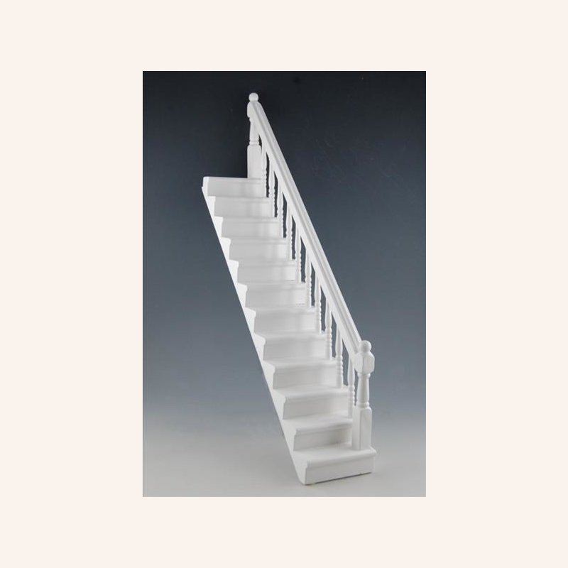 Miniature Treppen Holztreppe ohne Handlauf aus Holz für 1:12 Puppenhaus Zubehör 