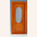 Tür mit ovalem Fenster, Walnuss
