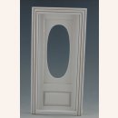 Tür mit ovalem Fenster, Weiß