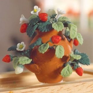 Erdbeeren im Pflanztopf