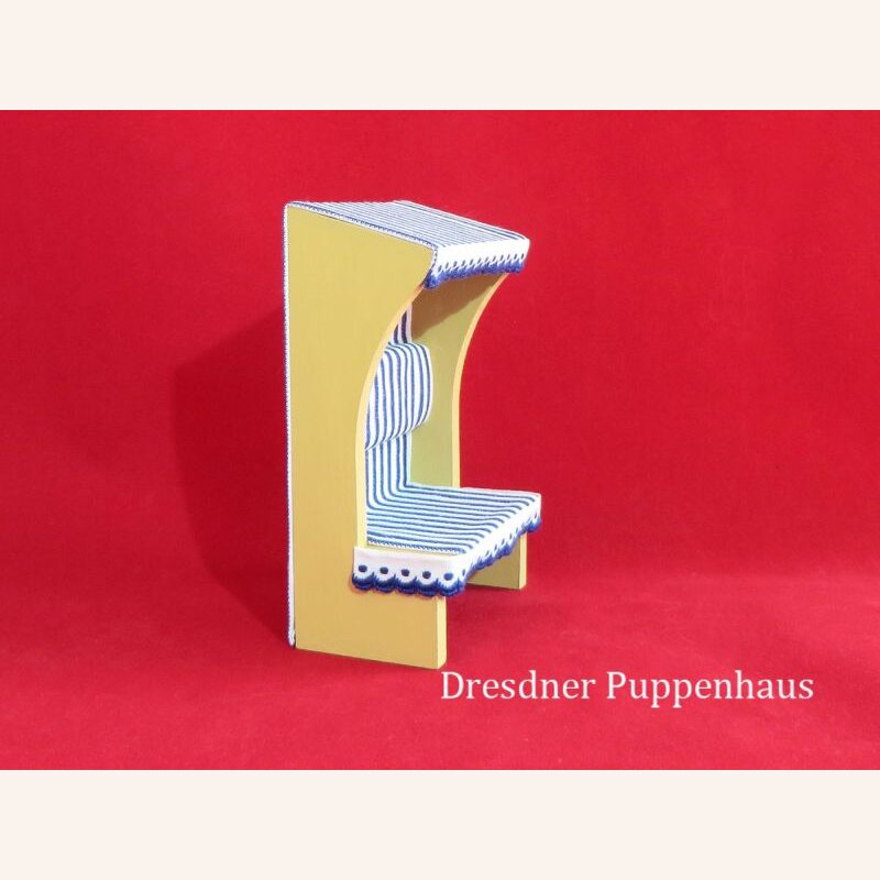 5 Bogen Puppenhaus-Tapete Im Maßstab 1:12 – Blau-gestreiftes Design, Wasserfest & Lichtecht – Von MyTinyWorld
