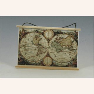 alte geografische  Weltkarte