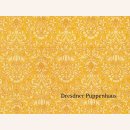 Tapete Damask gold mit Muster, Papier