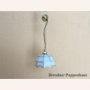 Weiße Hängelampe, Tiffany-Design