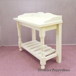 Arbeitstisch aus Holz weiß