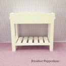 Arbeitstisch aus Holz weiß