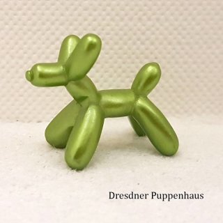 Deko Luftballon-Hund in grün