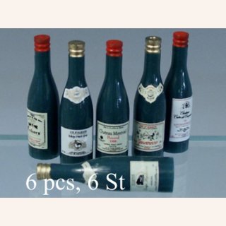 6 Weinflaschen