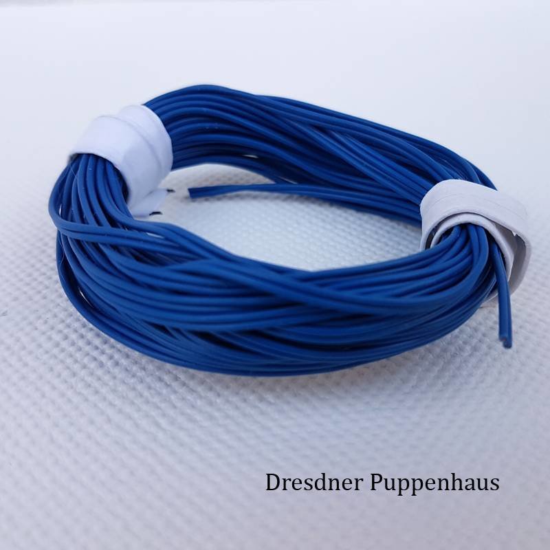 Kabel 2-adrig blau im Dresdner Puppenhaus, 2,00 €
