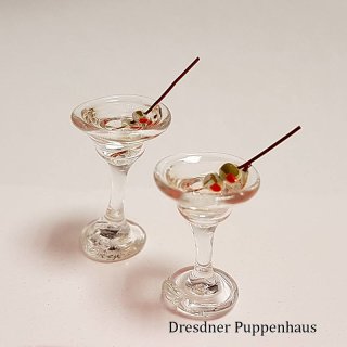 2 Martini-Gläser