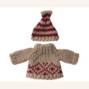 Pullover und Mütze für Mama Maus