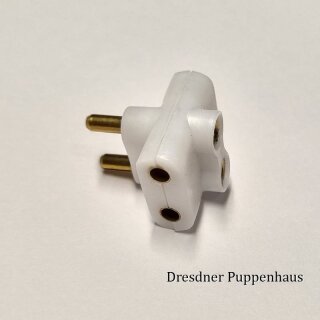 Dreifachstecker weiß