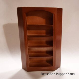 Bücherregal Ecke Nussbaum