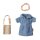 Jeanskleid und Zubehör für Mama Maus