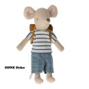 Set Große Bruder Maus mit Rucksack
