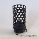 Schwarze Metalltischlampe LED