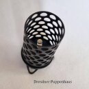 Schwarze Metalltischlampe LED
