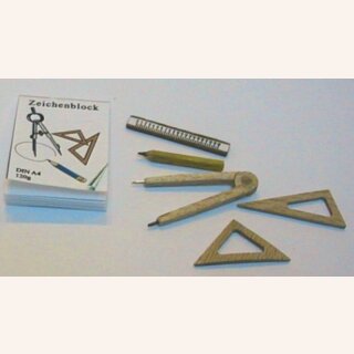 Zeichengeräte Set 6-teilig