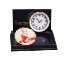 Küchenwanduhr mit Wandteller
