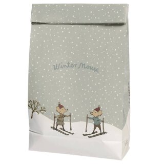 3 Geschenktüten Winter Maus