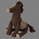 Mittleres Maileg Pony mit Sattel