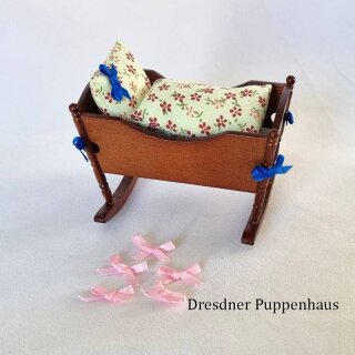Babywiege mit Kissen Nussbaum