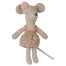Fahrerin-Maus, kleine Schwester
