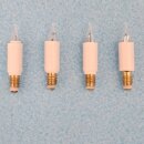 4 Kerzenlampen für Leuchter