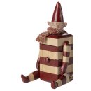 Rot gestreifter Elf mit Schublade