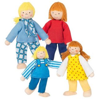 Junge Familie 4teilig Biegepuppen