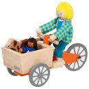 Lastenfahrrad mit Biegepuppen